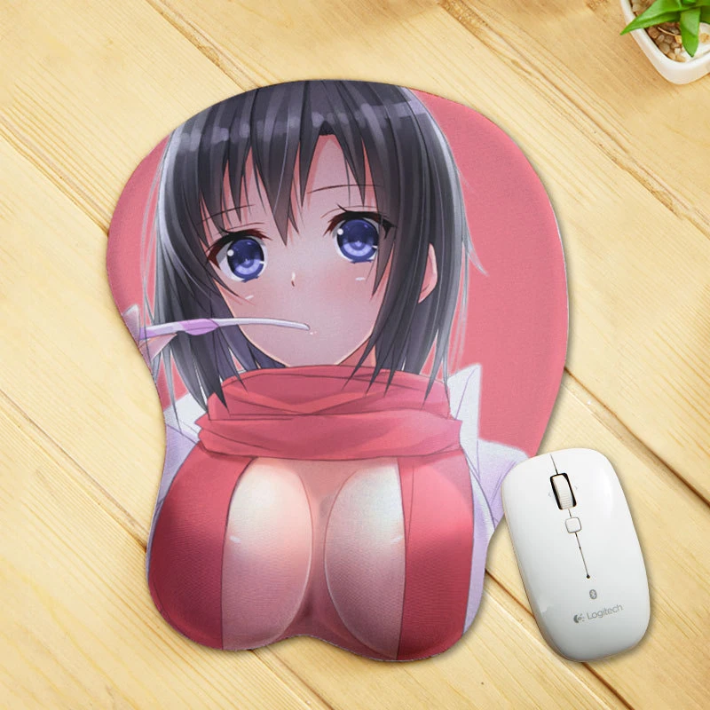 

Anime Cartoon Non-slip Mouse Pad 3d Three-Dimensional Comfort Wrist Rest Support Mice Pad High Quality Silicone Wristband Pad