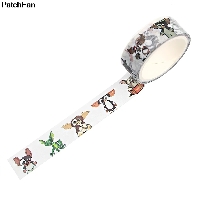 20 шт./лот Patchfan мультфильм Gremlins DIY Скрапбукинг липкий клей Васи бумага маскирующая лента печатные узоры наклейки A2516