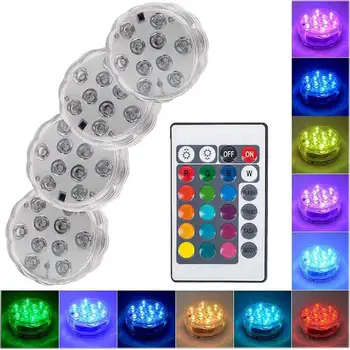 

IP68 WATERPROOF Multi Color Swimming Pool Light Party Lamp Underwater Light Remote Control LED-Light Submersible Decorative