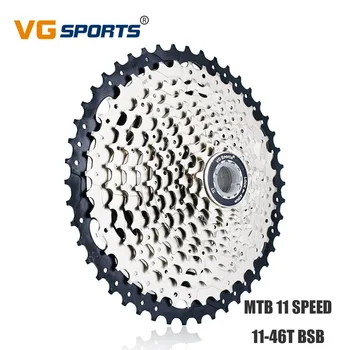 

Road Cassette 11 Speed 46T Sprockets Bicycle Cassete 11 Velocidades 11-46T MTB Bike Freewheel cog cdg 11s 11V VG Sports