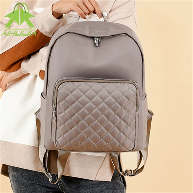 Многофункциональный женский рюкзак ВОДОНЕПРОНИЦАЕМЫЙ МОЛОДЕЖНЫЙ Повседневный дорожный ранец из ткани