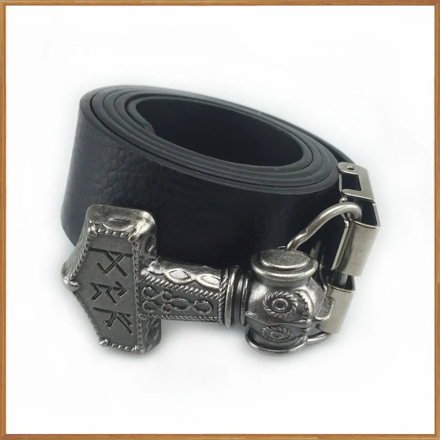 Bucklelub Mjolnir THORSHAMMER викингов ремень с пряжкой для джинсов подарок музыкальный ремень пряжка FP-03721 для 4 см Ширина ремня
