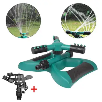

360 Degree Automatic Garden Sprinklers Watering Grass Lawn Rotary Nozzle Rotating Water Sprinkler System Garden Supplies