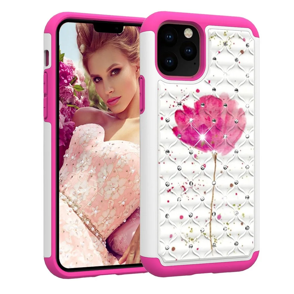 Dream Crystal Style Phone Case For iPhone 11Pro Max Dirt-resistant Slim Fashion Soft Cases Shockproof Dust-proof Phone Case