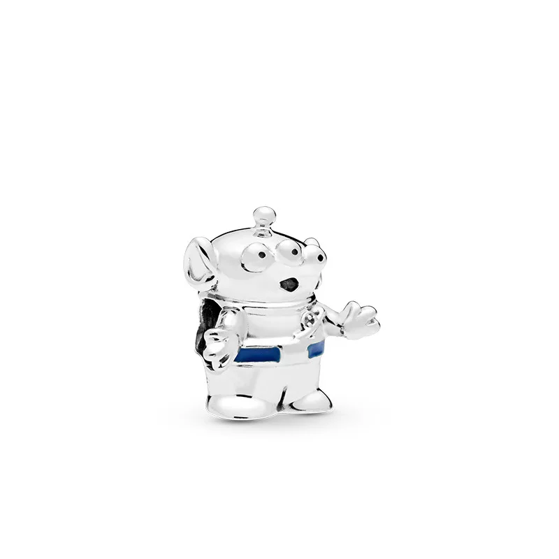 Бусина из серебра 925 пробы Игрушка-подвеска история подвеска-Кристалл Шарм Fit Pandora браслет ожерелье DIY женские ювелирные изделия - Цвет: 4