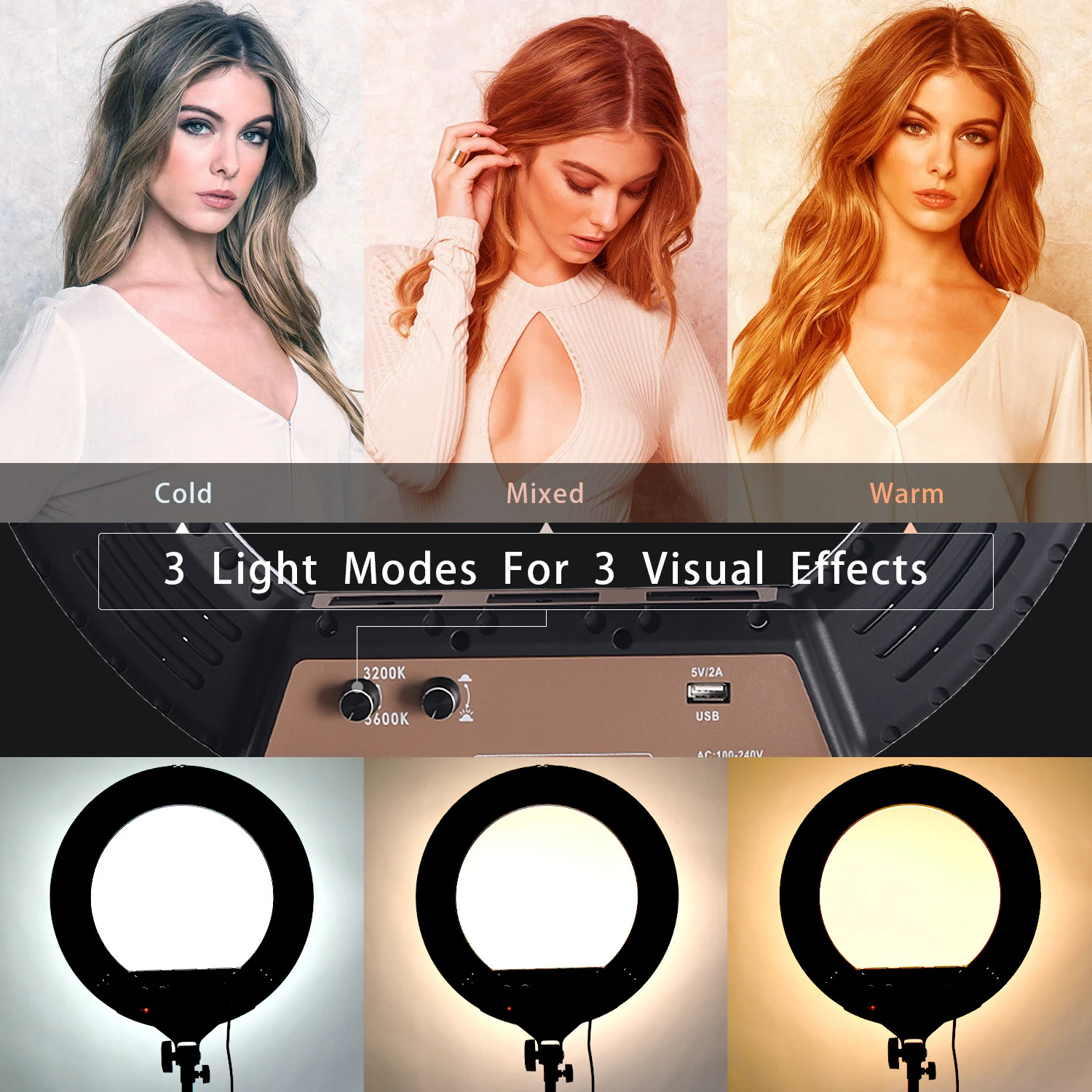 Fosoto 18 Inch LED Ring Light 10 Fosoto 18 Inch LED Ring Light 10