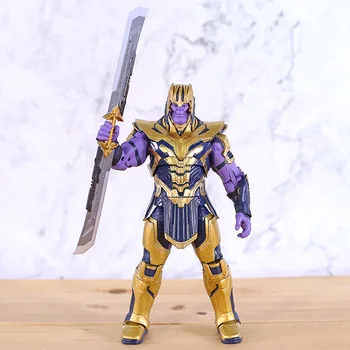 

Marvel Avengers 4 Endgame Thanos Movie Action Figure Infinity Gauntlet Toys Doll Collectable Legends