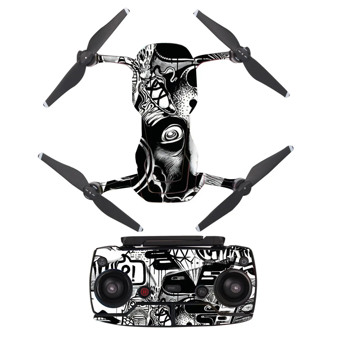ПВХ водонепроницаемый стикер для DJI MAVIC AIR Drone корпус оболочка защита кожи Квадрокоптер камера Drone Кожа Наклейка s Аксессуары