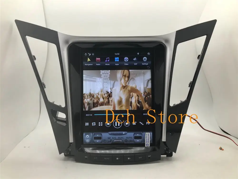 10 4 ''Tesla Style Android 9 0 автомобильный DVD плеер с GPS навигацией для Hyundai sonata 2012 2013 2014