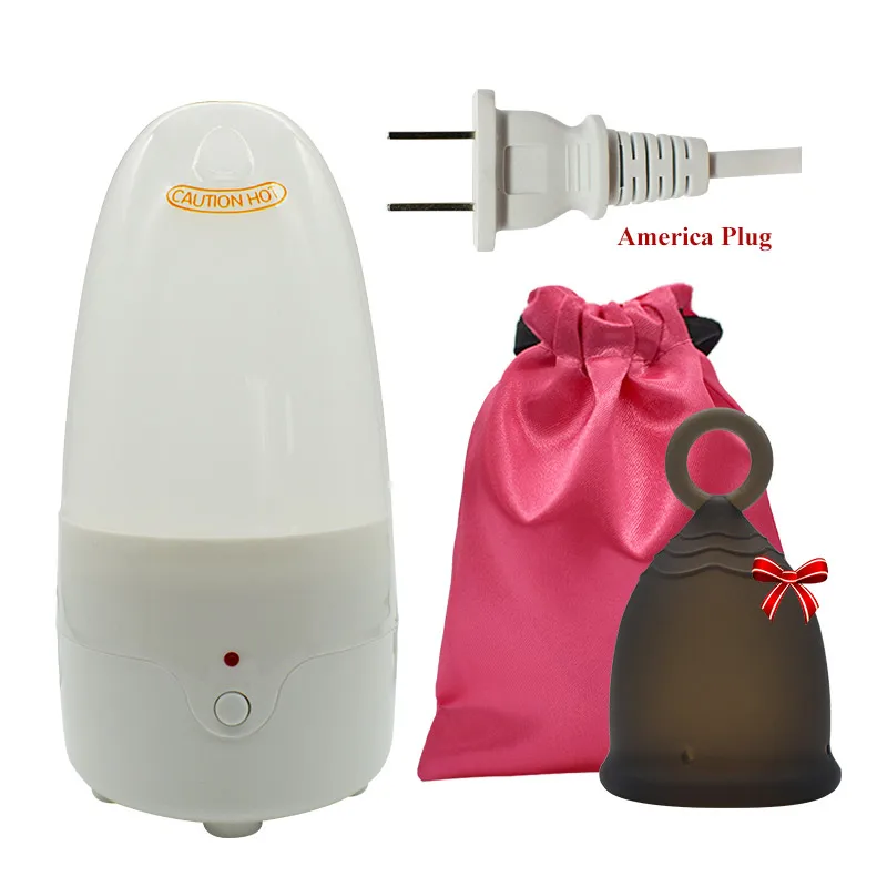 US-sterilizer-cup Menstrual Cup Steam Sterilizer portable sterilizer Health Care Sterilizer to disinfect Menstrual cup Rapid Disinfection Product - Цвет: US-sterilizer-cup