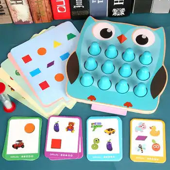 

Wooden Memory Match Stick Chess Game Kids Fun Block Board Game Educational Color Cognitive Ability Family Toy juegos de mesa