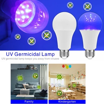 

E27 10w Ultraviolet Ozone Screw Lamp Germicidal Quartz Bulb Disinfection For Domestic Use Home UVC Sterilization Mites Light