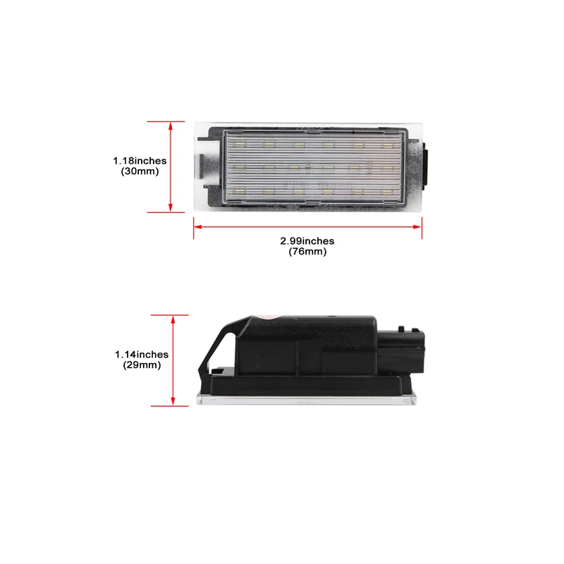 Luci Led Per Auto Prezzi Yctze Aggiornamento Luce Sostituzione Accessori Auto 2 Pezzi Luce Luci A Led Per Macchine