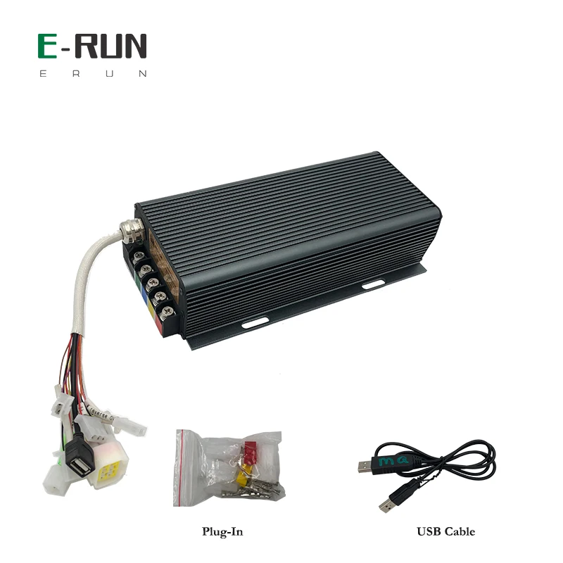 US $369.80 Sabvoton SVMC72200 200A 48V72V Rated 5000W Programmable Three Phase 120 Degree BLDC Motor Controller With Hall Speed Display