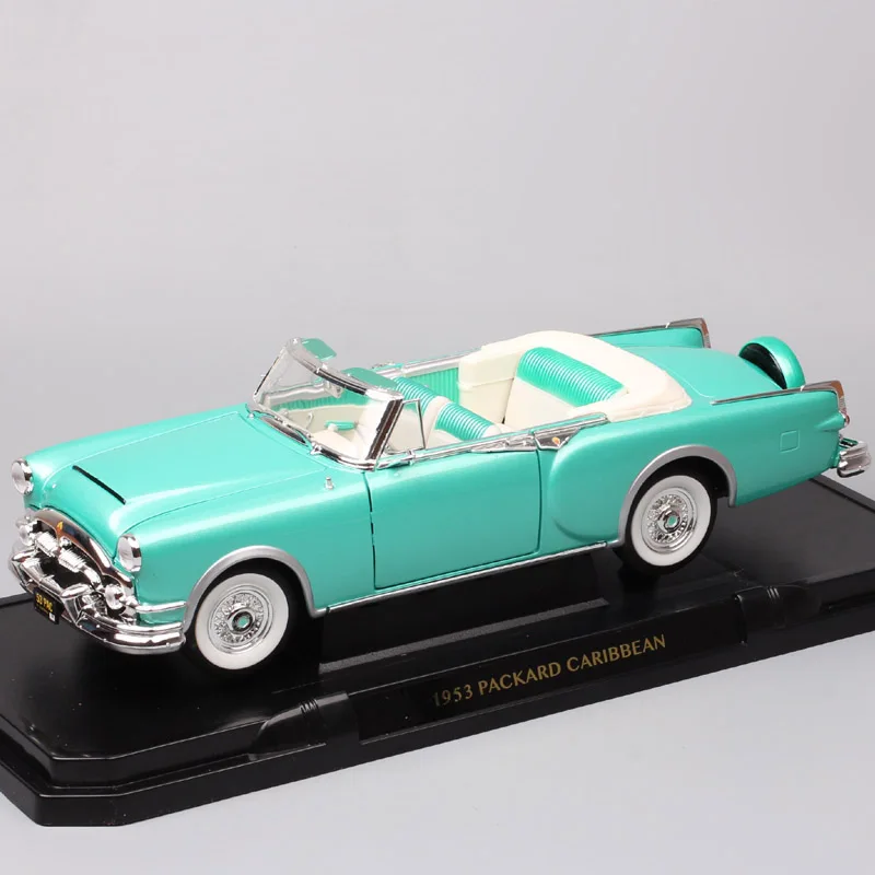 Большой Классический 1/18 масштаб Road Signature 1953 Packard caribbean роскошный винтажный автомобиль Diecasts& Toys автомобили модели thumbnails
