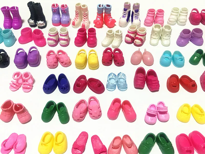 10 Pairs/lot Cute Kelly Doll Shoes Casual Shoes Boots Sandals Mini Doll Little Toy For Simba Kelly