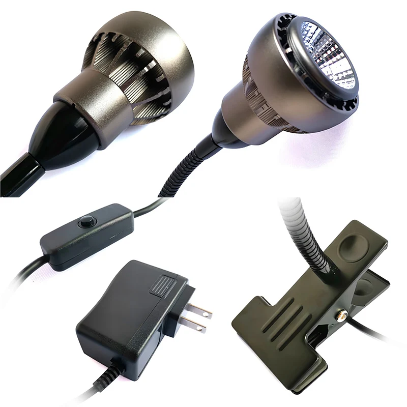 405nm UV Resin Curing Lamp LED Ultraviolet Light Point Spotlight Clip 395nm 365nm Green oil UV Glue Epoxy Solder Optical Film