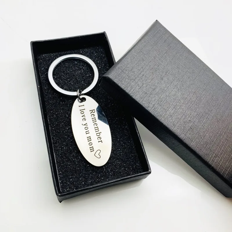 Запомните что я люблю тебя мама брелки из нержавеющей стали чтобы выразить