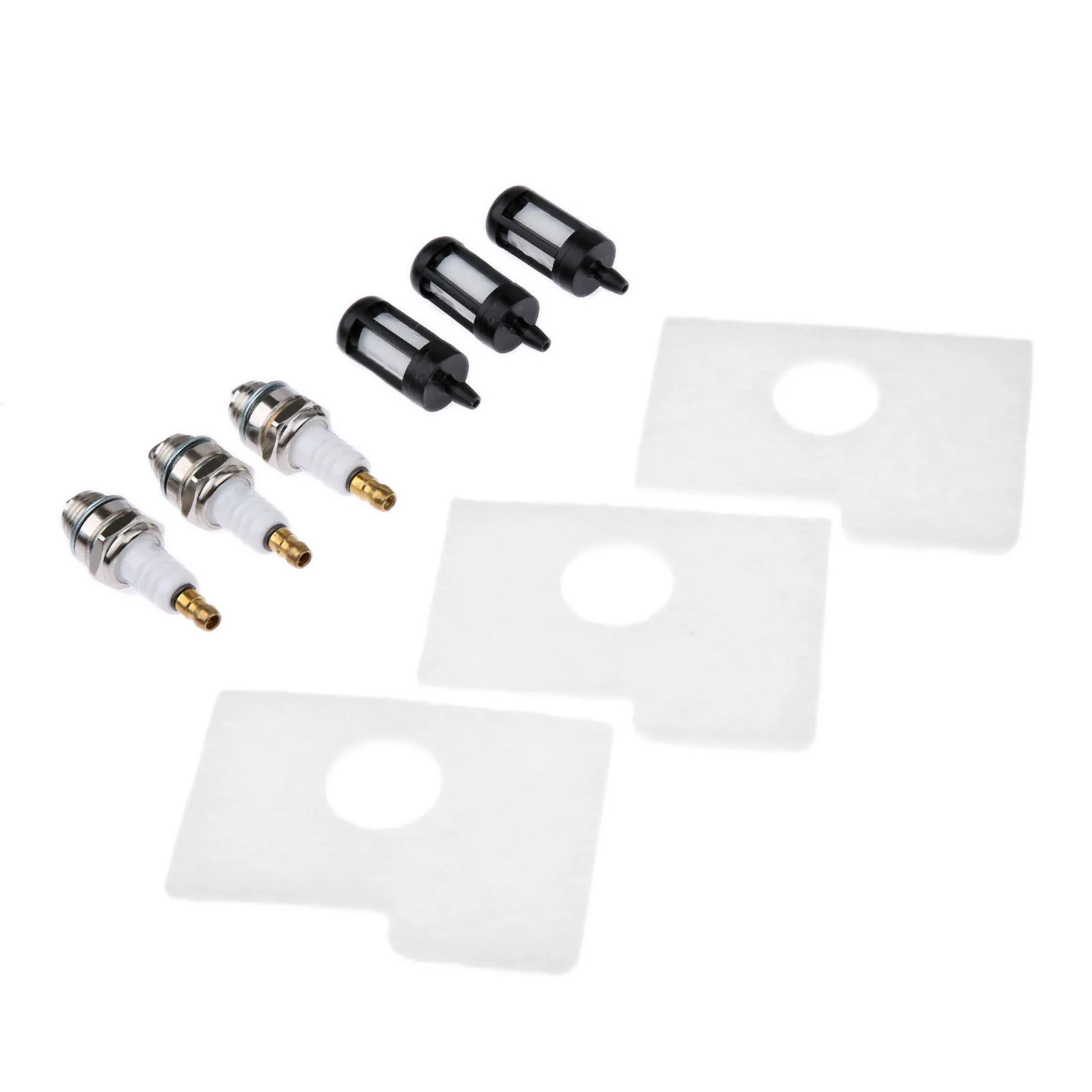 

Комплект свечей зажигания воздушного топливного фильтра для бензопилы 9 шт./компл. подходит для STIHL MS180 MS170 018 017 цепной пилы #1130 124 0800