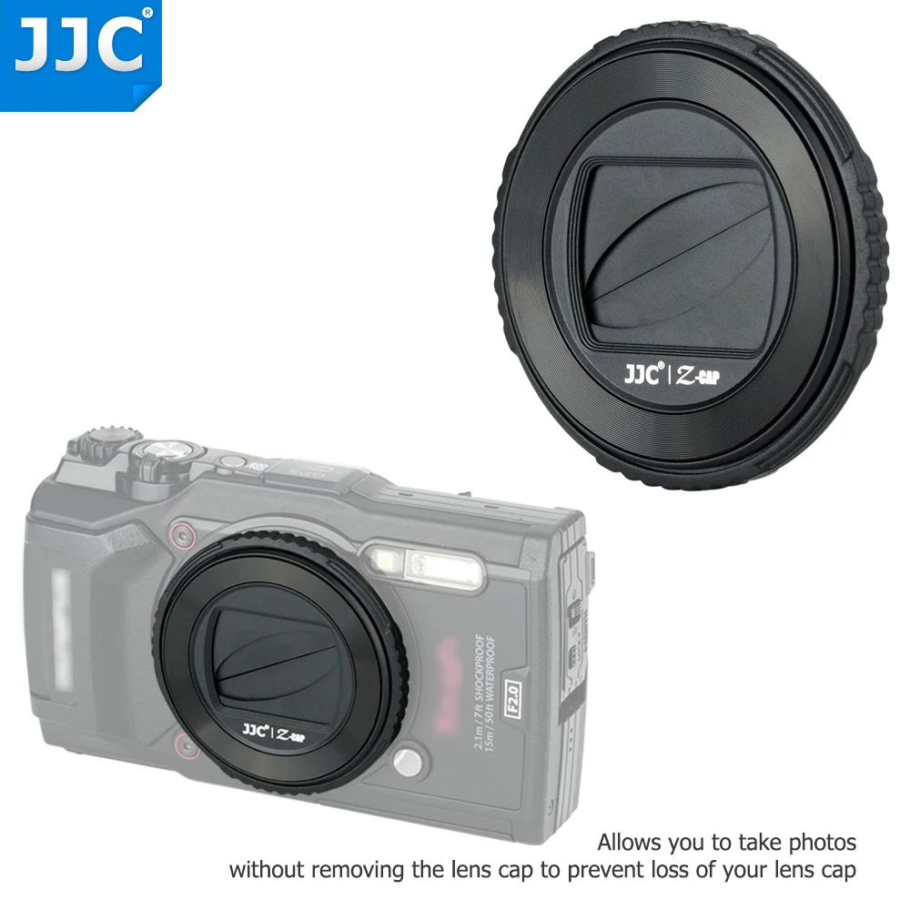 Jjc-tampa para Lente de Câmera Acessórios para Proteção de Lente Automática para Olympus Tg6 Tg5 Tg4 Tg2 Tg1 - Image 2