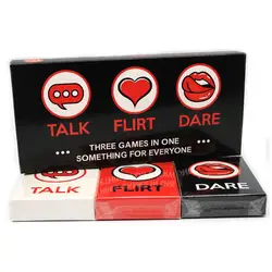 Jeu de cartes romantique pour Couple, amusant, pour parler, flirter ou oser, 3 jeux de cartes, joli cadeau pour Couples 