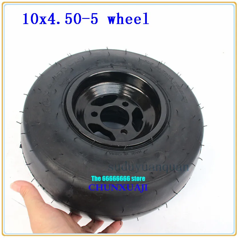 5 дюймов картинг колеса шины DIY четыре колеса картинг детская коляска ATV UTV Quad 10x4. 50-5 передние или 11X7. 10-5 задние шины колеса