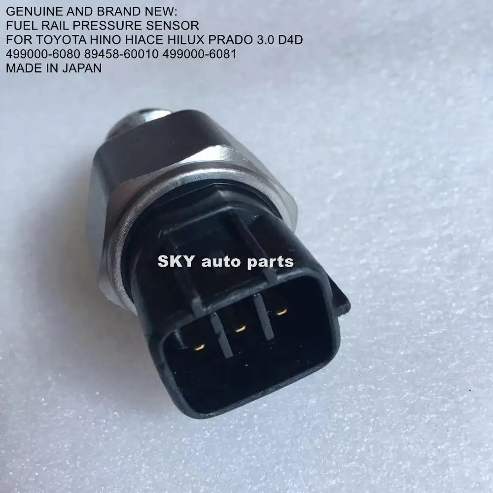 Датчик давления топливной рейки для TOYOTA HINO Hiace Hilux PRADO 3,0 D4D 499000-6080 89458-60010 499000-6081