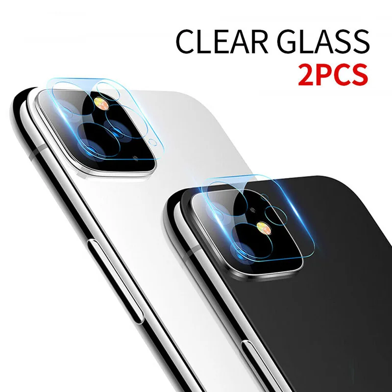 Закаленное стекло на iPhone 11Pro чехол два стиля защита объектива камеры для 11 Pro Max