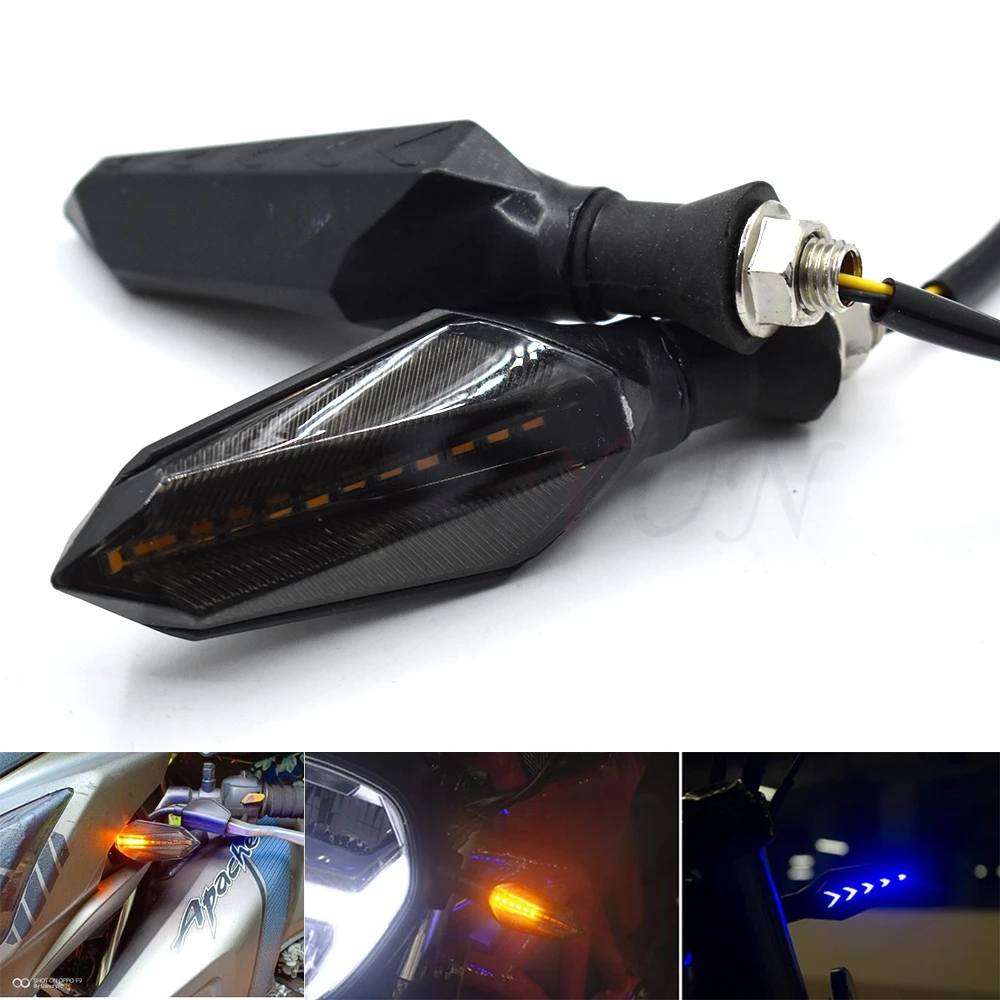 

2pcs motorcycle turn signal LED indicator blue yellow high quality For Yamaha XS650 XS750 XT600ZE XTZ660 XV1000 XV535 XV750
