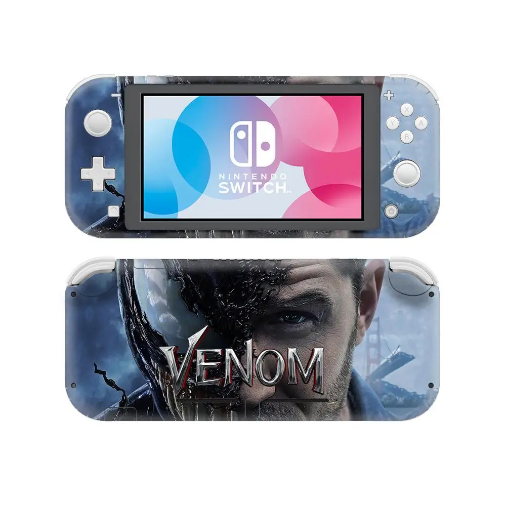 Venom Nintendoswitch Lite Stickers Nintend switch Lite Vinyl Skin Sticker Decals Pegatinas Adesivos For Nintendo Switch Lite - Цвет: YSNSL0599