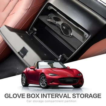 

Organizer Armrest Storage For Mazda MX-5 RF MIATA 2019 ABS Auto Central Console Glove Case