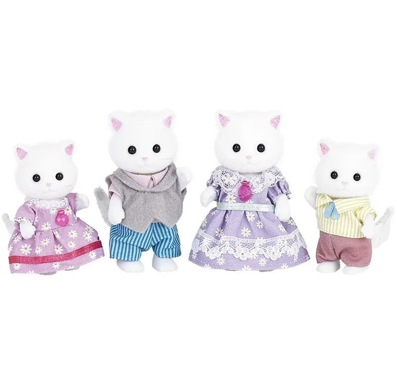 Semipkg детская Sylvanian Families игрушка персидская кошка семья девичий игровой дом кукла плюшевые игрушки 5216