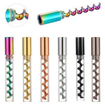 

Newest Spiral orbit Glass Smoking Pipe Tube Twisty Smoke tip nozzle cigarette holder Cigarette device Tobacco Accessorie