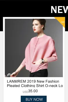 LANMREM Новая летняя и осенняя модная женская одежда с длинными рукавами плиссированный красный кардиган с оборкой WH708