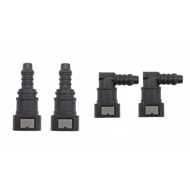 

9,89 ID8 изогнутые быстрый соединитель топлива, мочевины труба трубка крепежа фурнитуры газовый фильтр фитинг