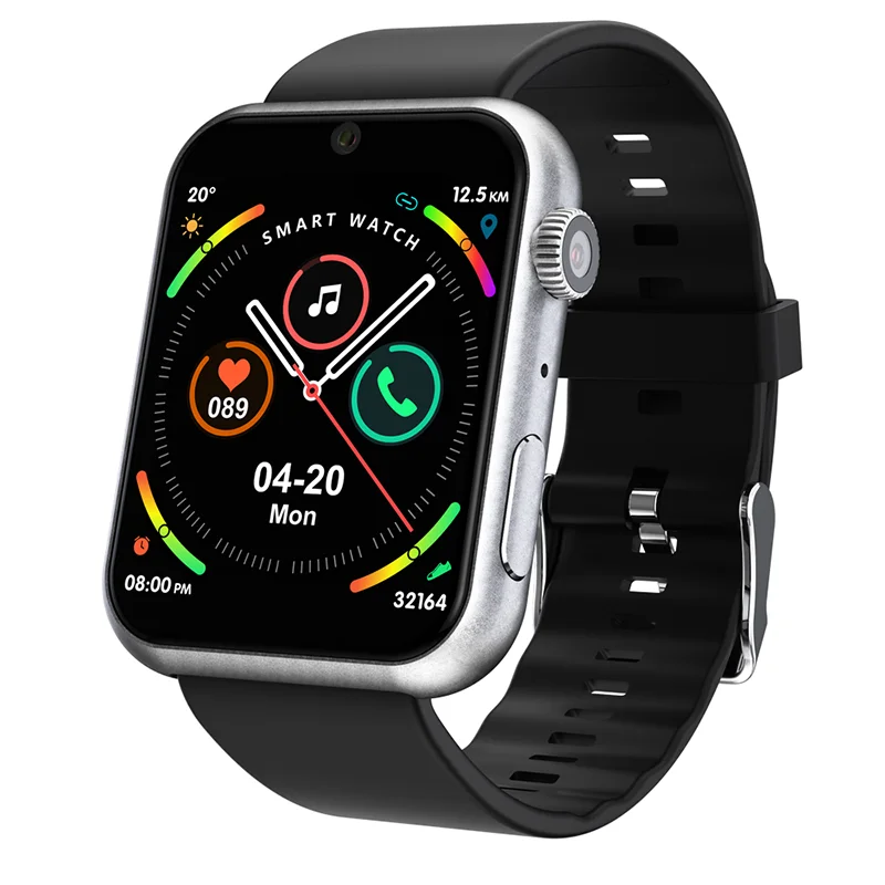 US $125.93 S888 4G Smart Watch Android 71 OS 50MP Dual Camera MTK6739 Quad Core 3GB 32GB HeartRate Tracker Waterproof Wifi GPS Smartwatch