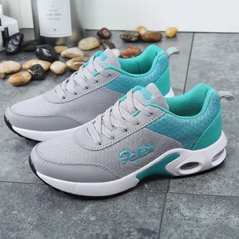 

Sneakers Air Cushion For Women 5 Colors Mesh Fashion Platform Shoes Ladies Breathable Comfortable Tenis Basket Trainers Non Slip