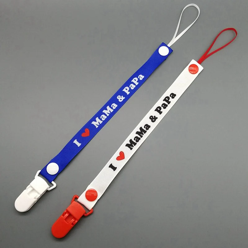 

Personalized Baby Pacifier Chain For Nipples Babies Pacifier Clips Chain Soother Holder Chain For Baby
