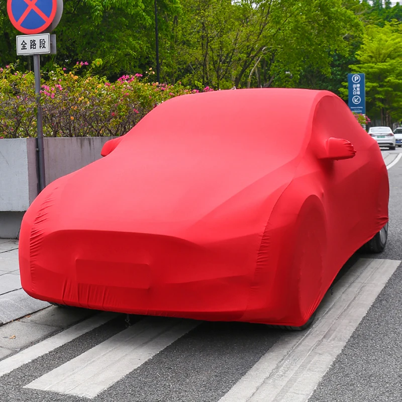

Чехол для автомобиля Tesla Model 3 Model Y Sunshade изолированный высокоэластичный защитный эластичный хлопок плотный анти-грязь