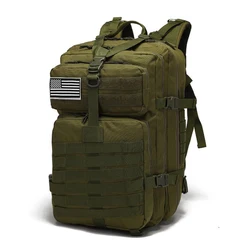 Mochila táctica Molle de 45l, bolsa militar, bolso de hombro impermeable para deportes al aire libre, Camping, senderismo, mochila multifunción