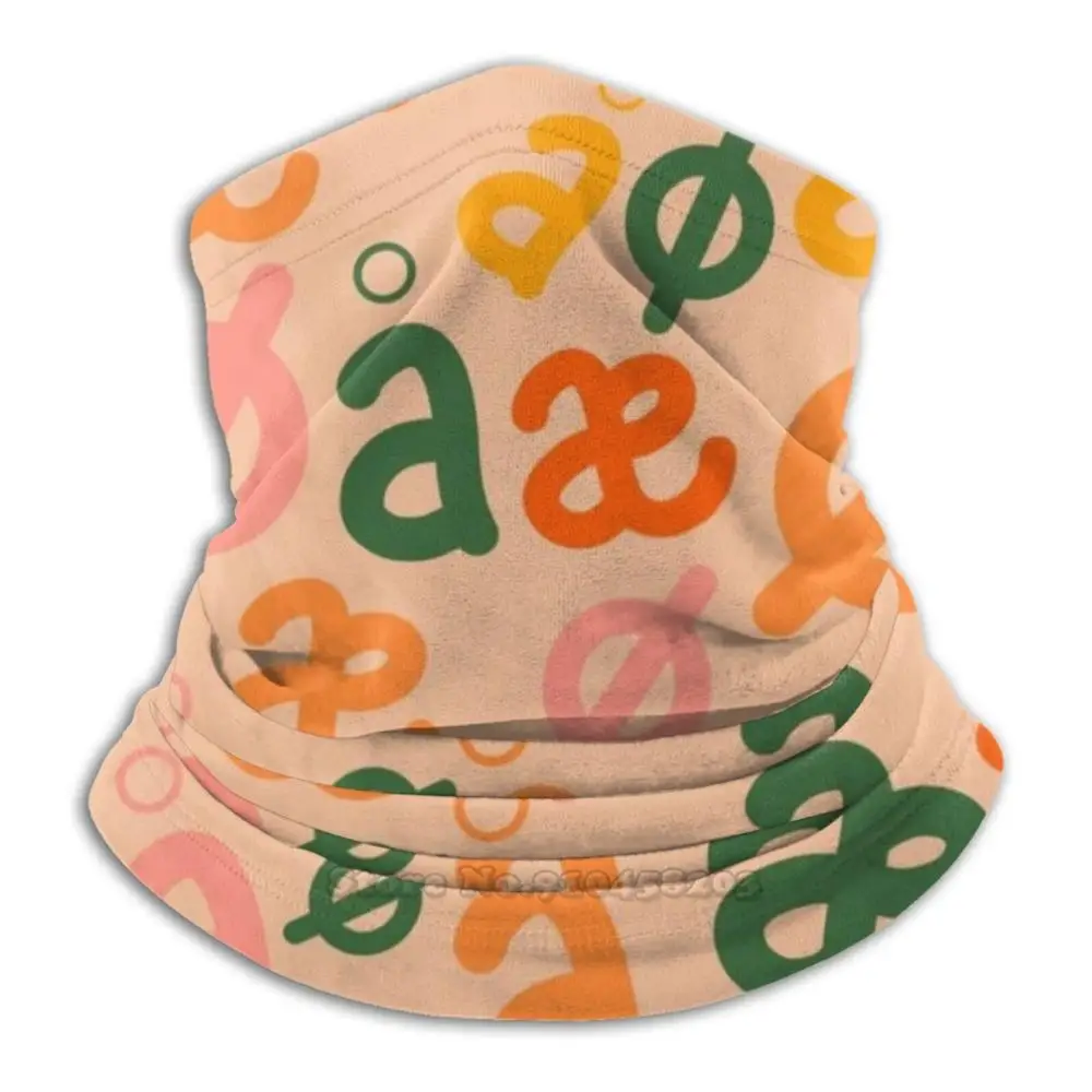A Ae O Norwegian Special Characters 3d Bandana Face Neck Warmer Soft Fleece Mask Sport Scarf A Ae O Norwegian Norway Alphabet Men S Scarves Aliexpress