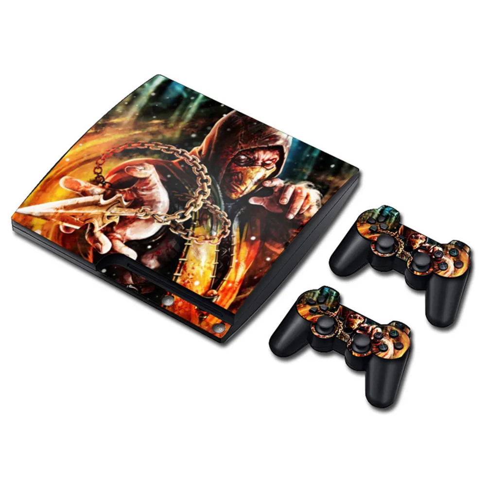 PS3 슬림 콘솔용 스킨 스티커, 크리스마스 선물, 1 세트