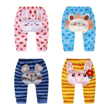 Весенне-осенние штаны для младенцев с рисунком животных; Одежда для новорожденных в горошек в европейском и американском стиле; детская одежда; боди для малышей