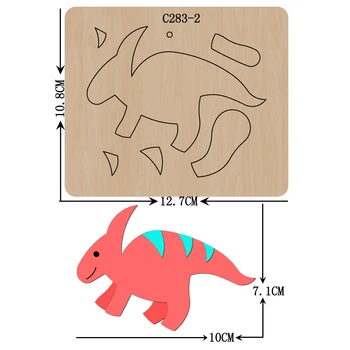 

New dinosaur Wooden die Scrapbooking C-283-2 Cutting Dies Compatible with most die cutting machines