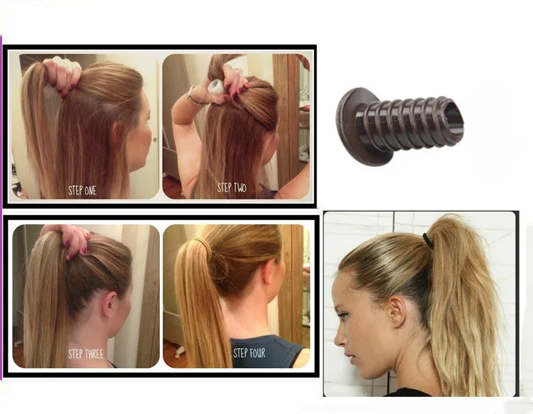 Useful Elegant Women Ladies Girls Ponytail Increase Artifact Korea Braiders Fluffy Increase Hair Styling Beauty Tool