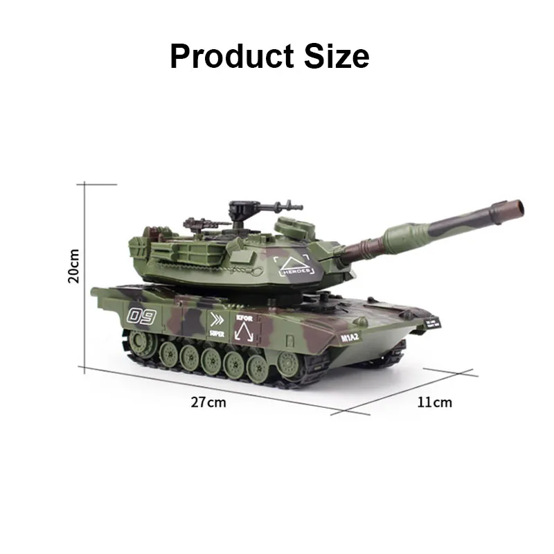 Zhenduo игрушка 1:32 RC боевой гусеничный Танк радиоуправляемые игрушки автомобиль может запускать мягкие пули BB пуля