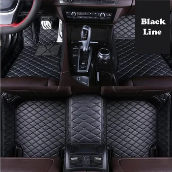 

For Toyota New RAV4 2019 2020 Microfiber Leather Car Floor Mats Rugs Foot Mats Protector Goods Car Accessories