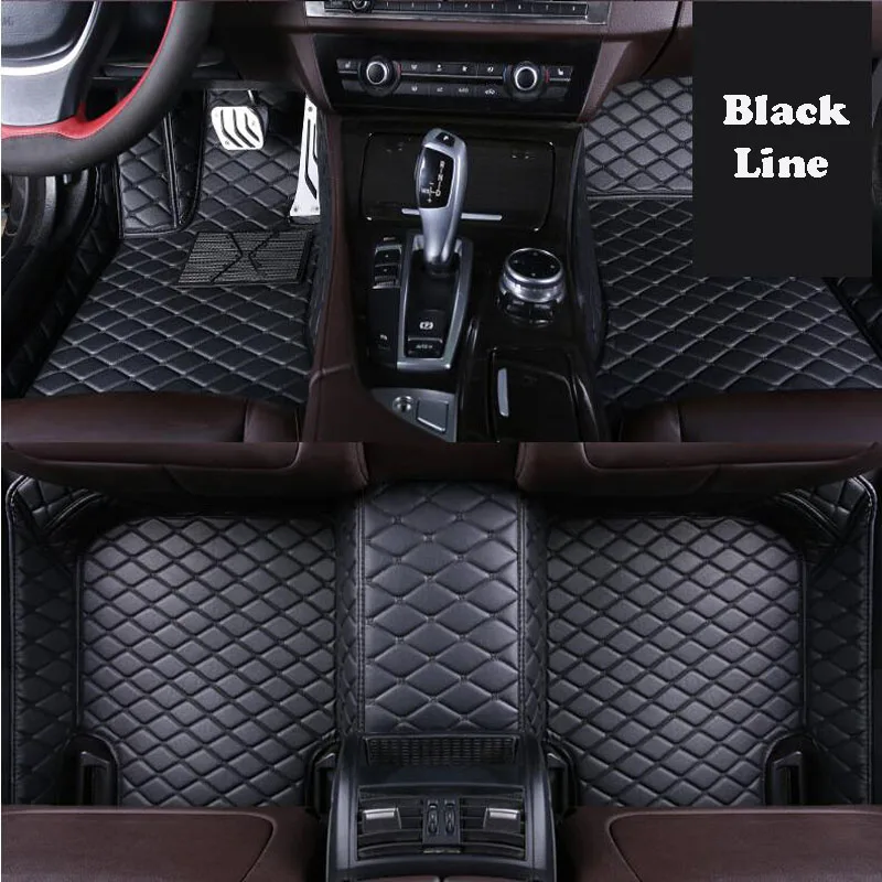 For Toyota RAV4 2019 2020 Microfiber Leather Car Floor Mats Rugs Foot