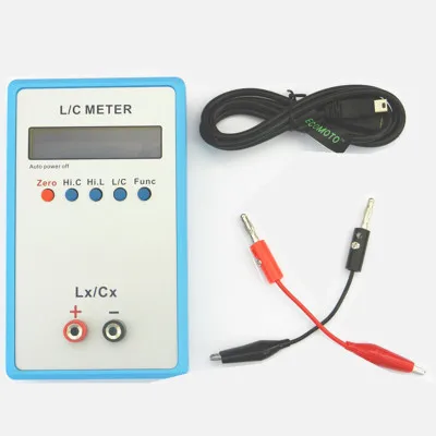 Set A LC-200A высокоточный инструмент для измерения емкости и индуктивности ручной измеритель индуктивности Измеритель Емкости LC цифровой мост тестер - Цвет: Set A