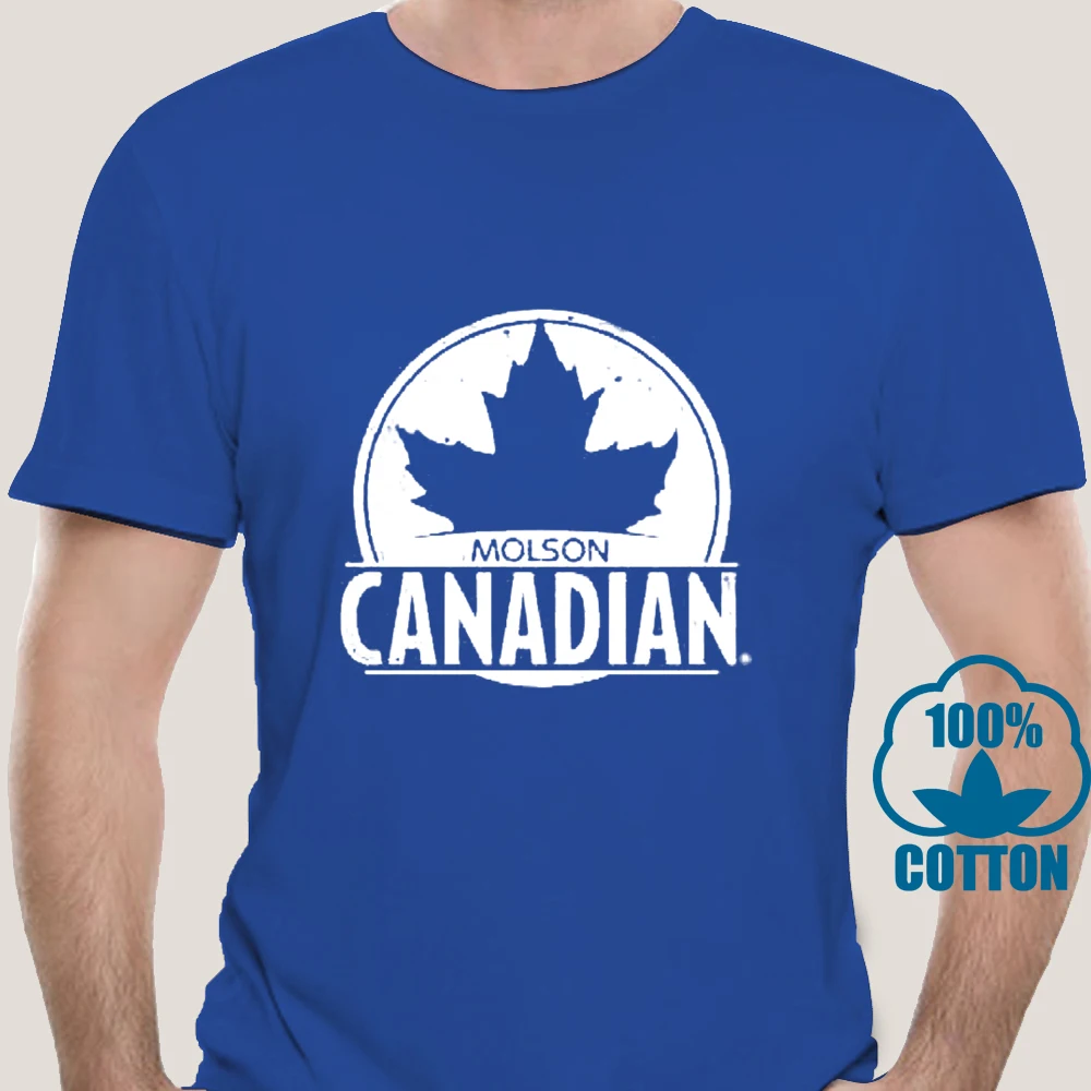2810A Molson Canadian T-Shirt - Maple Leaf Beer Shirt (Red) | Женская одежда